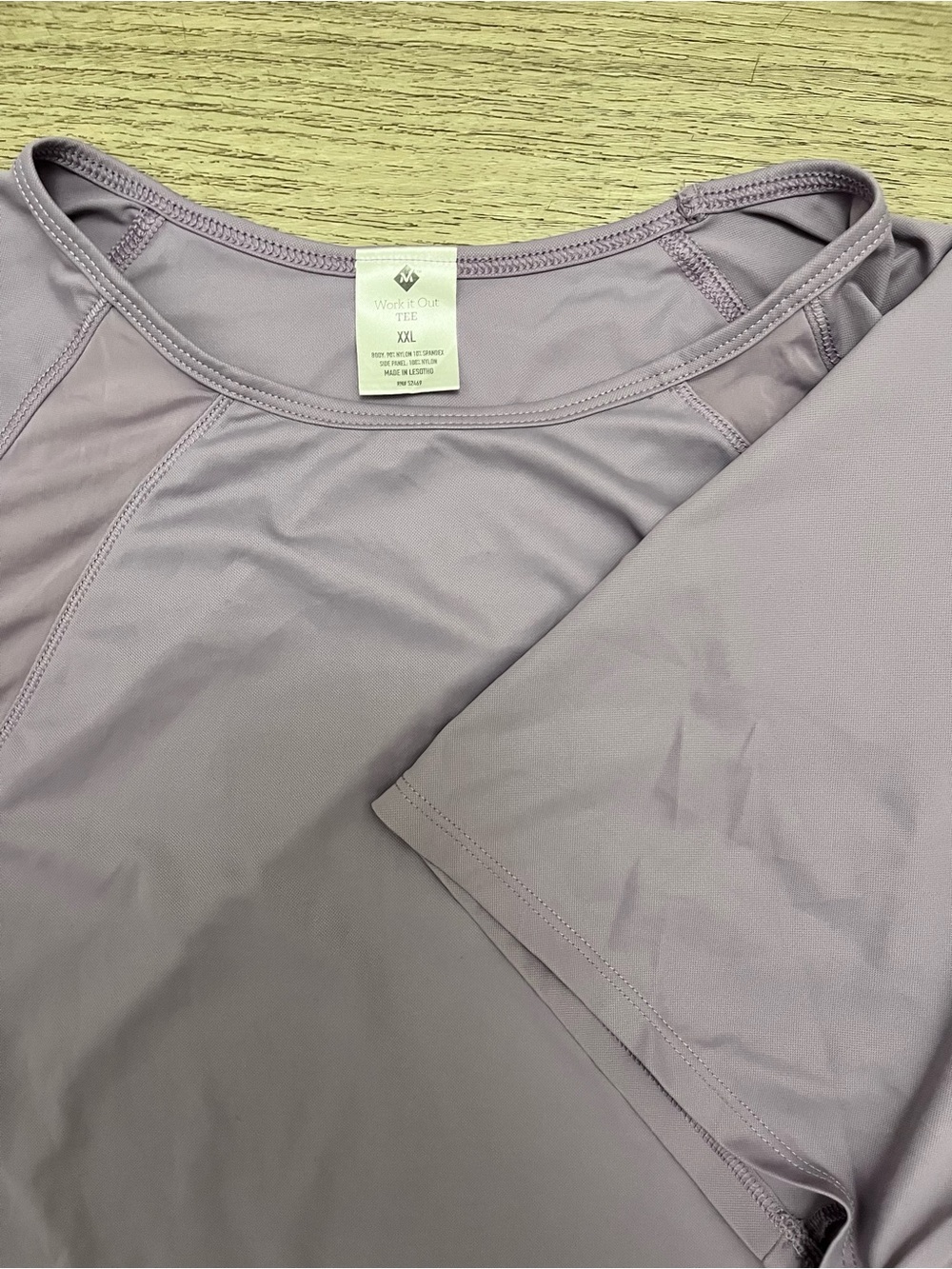 Member’s Mark Women's Lavender Active Tee Size XXL